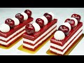 컵 계량 / 아름다운 체리 케이크 / Beautiful Cherry Cake Recipe / Special American Buttercream / Red Velvet