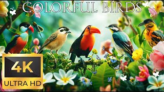 Birds 4K VIDEO UHD  Beautiful Birds Sound  Relaxing Music | Relaxing Safari