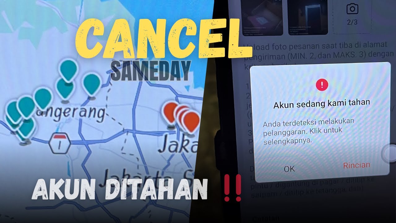 GARA GARA CANCEL SAMEDAY | AKUN DITAHAN🥲 #shopeefood #drivershopeefood #ojol #kurirpaket #shopee 