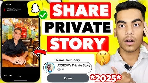 Snapchat Par Private Story Kaise Lagaye | How To Share Private Story On Snapchat