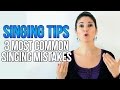Freya's Singing Tips: The 3 Most Common Singing Mistakes