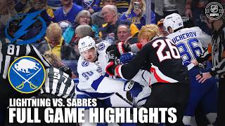 15 Goals & 102 Pim Tampa Bay Lightning Vs. Buffalo Sabres Full Game Highlights Espn Nhl