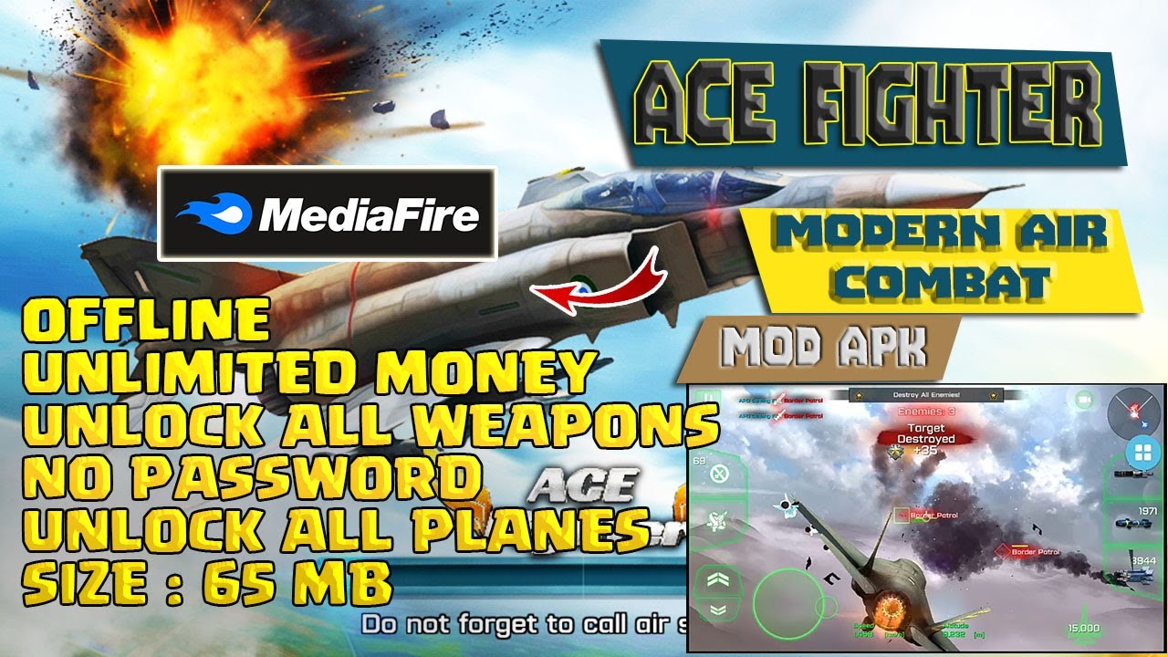 ACE Fighter Modern Air Combat Game Battlefield Mod Apk v2.64