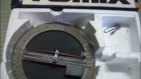 トミックスＮ旧電動ターンテーブル・難点有、元箱有、取説書有