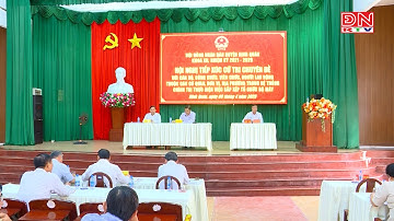 Định Quán: Tiếp xúc cử tri chuyên đề về sắp xếp tinh gọn tổ chức bộ máy