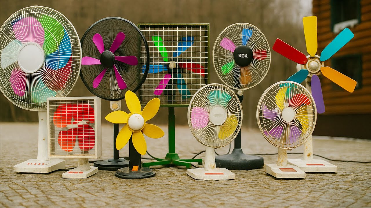 Discovery of a DIY Wobbly Fan Hidden Inside the House!!