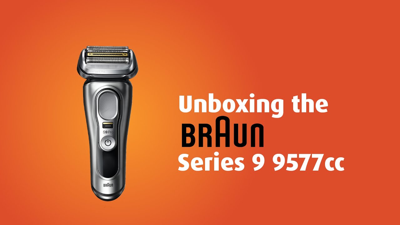Unboxing the Braun Series 9 Electric Shaver - 9577cc - YouTube