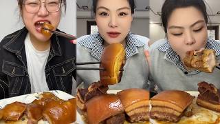 Mukbang food challeng new with real sound #d9mukbang #mukbang screenshot 4