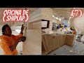 oficina de madera rustica shiplap parte 7