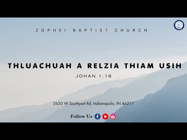 Bible Conference || Rev. William Khen Chum Bik || Zarhte Ni Chun Cawnnak (April 13, 2024)