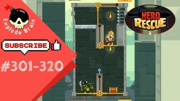 HERO RESCUE LEVEL 301 TO 320 GAMEPLAY ANDROID IOS