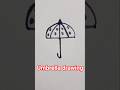 simple umbrella sketch#umbrella esy drawing#simple art#umbrella  drawing#short#ytshort#arts library