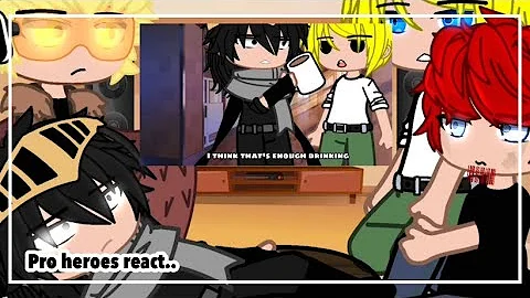 [... Pro heroes react ] ... "Copy your sensei's expression."