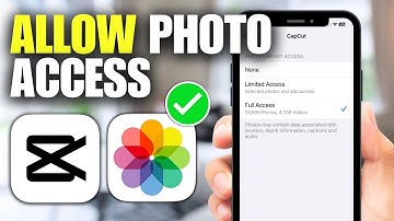 How To Allow Access To Photos on CapCut (iPhone)
