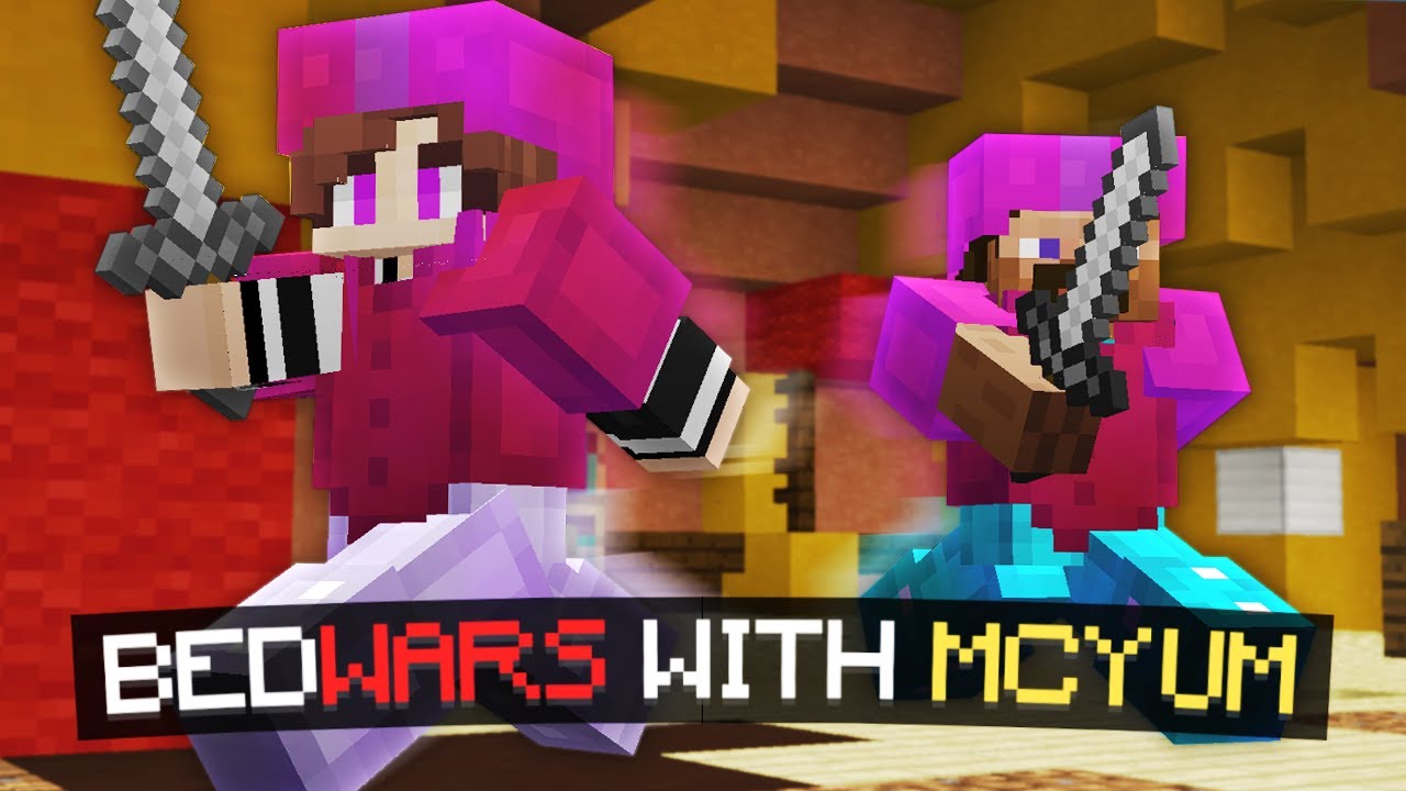 I PLAYED BEDWARS w/ MCYUM