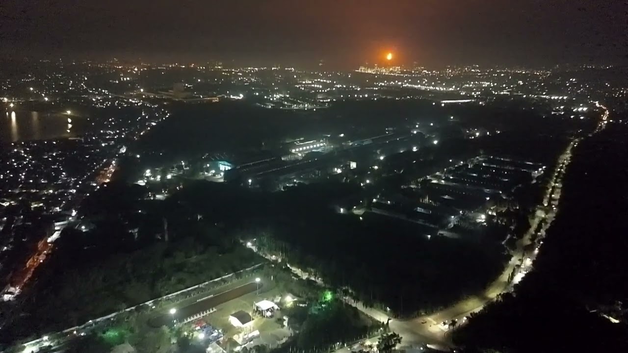 Susana malam kota Cilegon#dronevideo #viral #dji 
