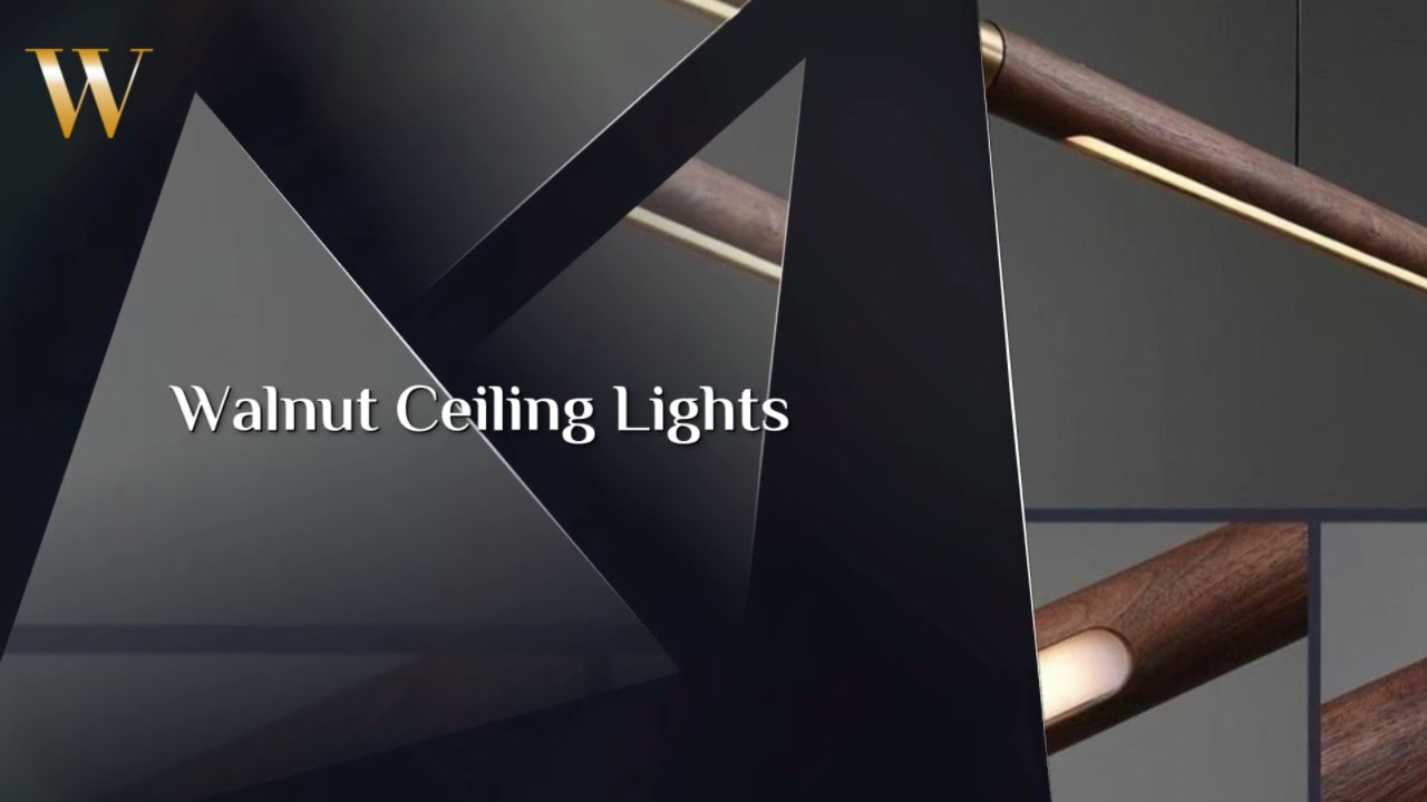 Walnut Ceiling Lights Wood Pendant Lights