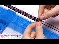 How to Space Out Round Beads with Toho Demi Rounds on the Wrapit Loom