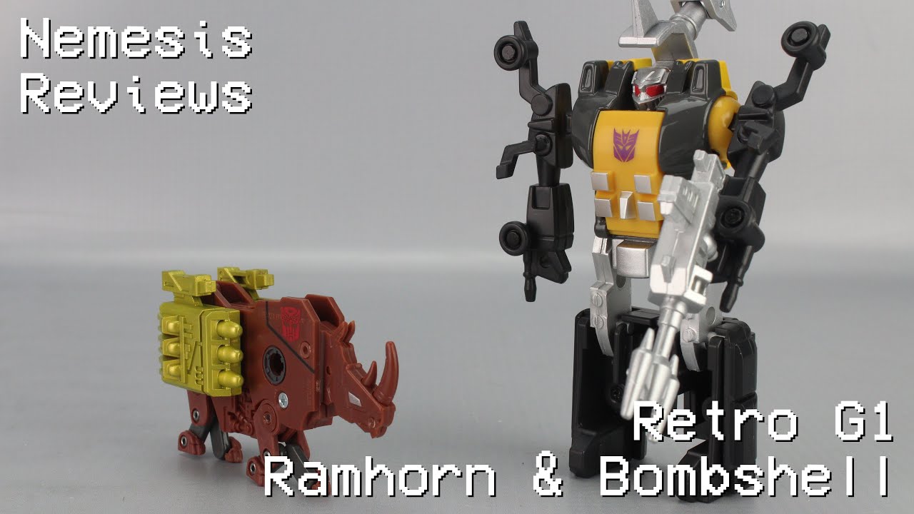 Nemesis Reviews Transformers Retro G1 Ramhorn & Bombshell