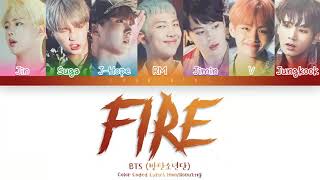 BTS 'Fire' (방탄소네) Lyrics