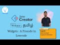 Zoho Creator Widgets : Procode in Lowcode