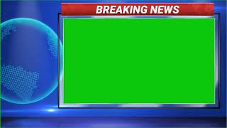 breaking news green screen no copyright