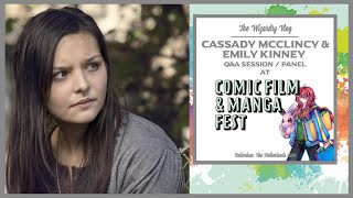 Cassady McClincy & Emily Kinney Q&A Session | Comic Con Film & Manga Fest Rotterdam | 24-03-2024