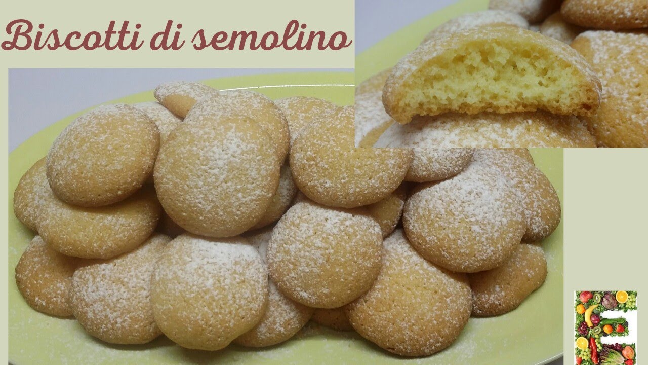 Biscotti Croccanti di Semolino...molto facile🍪Biscuiți Crocanți de GRIȘ🍪Crunchy Simolino biscuits..