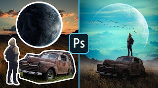 Photoshop Manipulation Tutorial Fantasy Night Sky