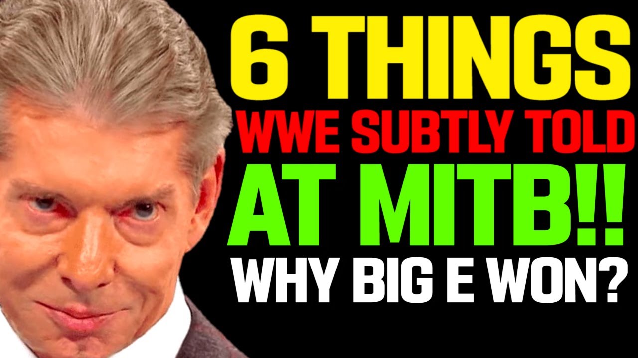WWE News! 6 Things WWE Subtly Told Us At Money In The Bank 2021! Why Big E Won Briefcase? AEW News