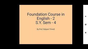 S.Y.B.Com_Sem-4_English_Unit-5_Lecture-1_By Prof. Kalyani Trivedi
