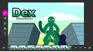 Animação Stickman Dex Mega gigante(FlipaClip)