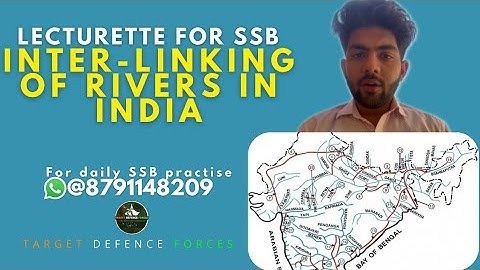 SSB Lecturette Topic| InterLinking of Indian Rivers |#275 |Daily Lecturette Practice|SSB INTERVIEW