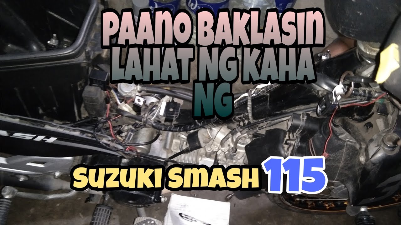 how to remove all fairings of Suzuki Smash 115 ganito gawin mo mabilis matanggal fairings mo