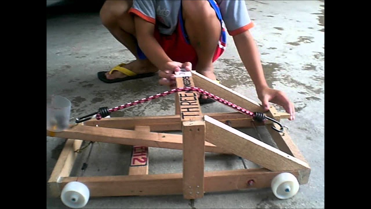 What is an idea for a school catapult project?