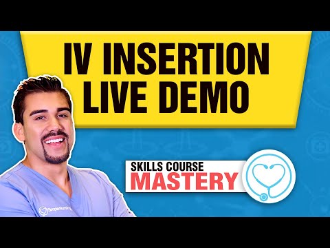 How to Start an IV | IV Insertion Clinical Skill for Nursing