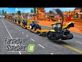 Challenger Tractor Heavy Transport Challenge Multiplayer Gaming : Timelapse #fs18