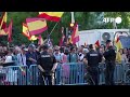 Demonstration in front of Spain's Moroccan Embassy after migrant surge in Ceuta | AFP