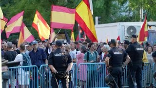 Demonstration in front of Spain's Moroccan Embassy after migrant surge in Ceuta | AFP