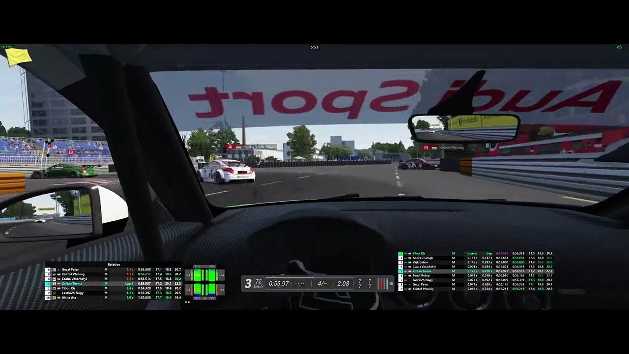 4 kanyaros readek - GTR-Masters :: Audi TT Cup :: R7 :: Norisring 2x30