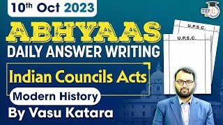 Daily Answer Writing | Abhyaas | Modern History | UPSC