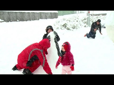 تساقط كثيف للثلوج على شمال غرب ايران