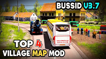 Mod Bussid 3.7.1 - TOP 4 VILLAGE MAP MOD For Bus Simulator Indonesia || Offroad Gamers ||