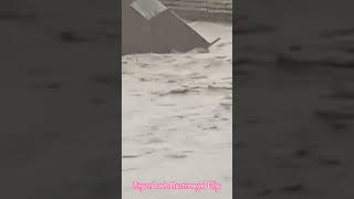 Small house was swept away by flood