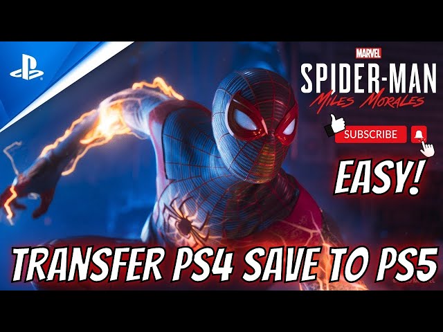 You can't transfer save files between PS4's Spider-Man and its PS5