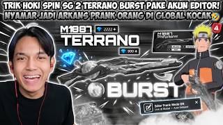 LUCKY SPIN TRICK FOR SG 2 TERRANO BURST USING AN EDITOR ACCOUNT! DISGUISING AS ARKANS TO PRANK PE...