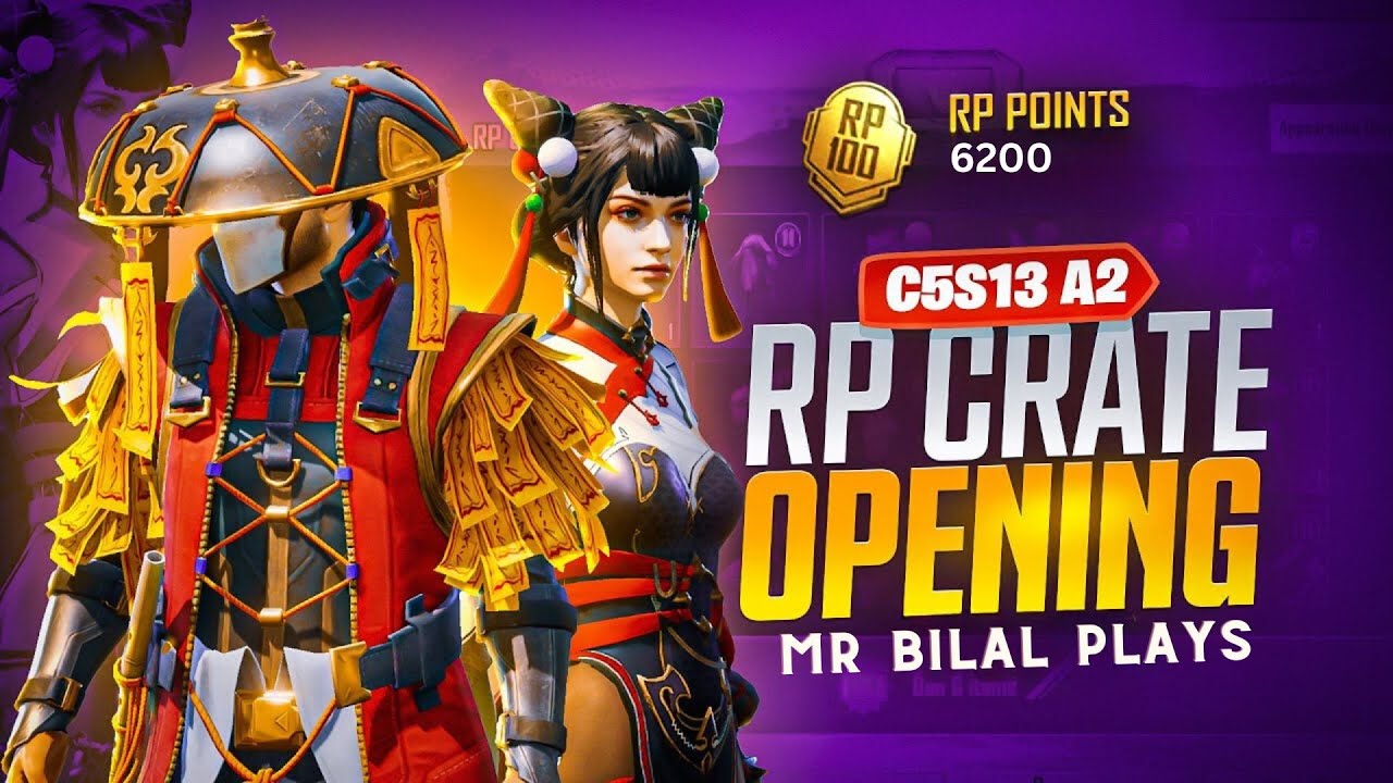 C5S13 A2 RP Crate Opening | PUBG MOBILE | MR BILAL PLAYS - YouTube