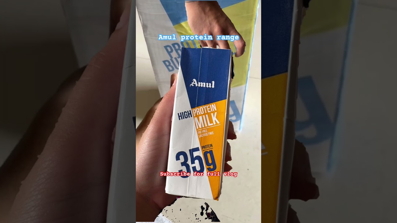 Watch full vlog 👆🏻Amul protein review 