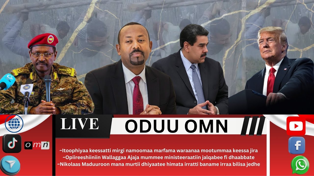 OMN: ODUU AMAJJII 6, 2025 Mirgi namoomaa Itoophiyaatti marfama loltoota mootummaa keessa jira
