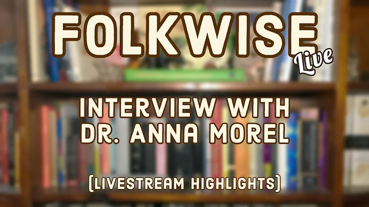Interview with our very own Dr. Anna Morel!